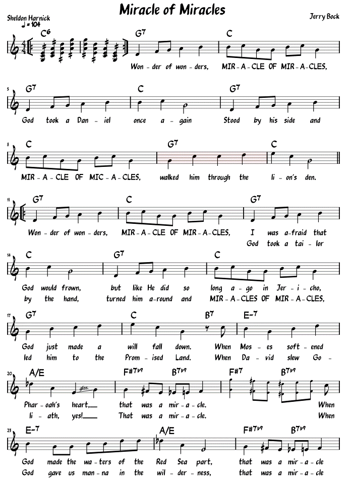 Sheet Music